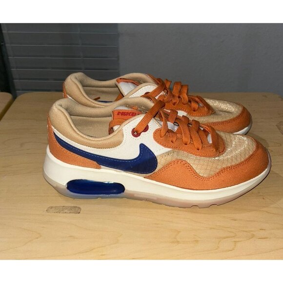 NEW NO BOX Youth 4.5 Nike Air Max Motif "Sesame/Game Royal/Hot Curry" MSRP $120 - Picture 5 of 7